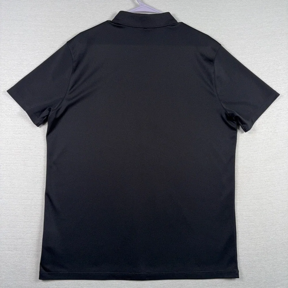 Nike Golf Standard Fit Indiana Pacers Polo Shirt Mens Size L Black Short Sleeve